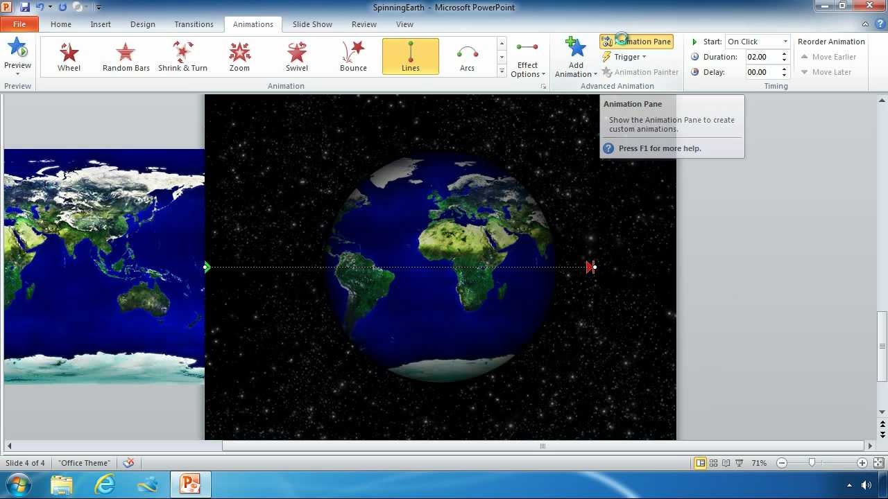 Animate An Image In Powerpoint 10 Youtube