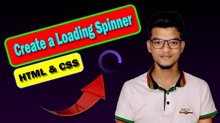 Make a Amazing Loading Spinner with JUST HTML and CSS!