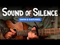  sound of silence  guitar lesson w tabs for fingerstyle  strumming simon  garfunkel