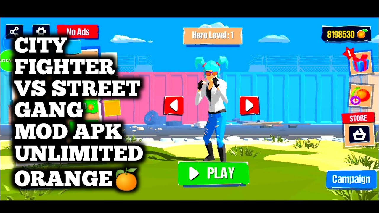 Download city fighter vs street gang mod apk 2023 unlimited