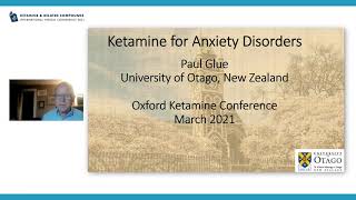 Ketamine for anxiety disorders [Prof Paul Glue]