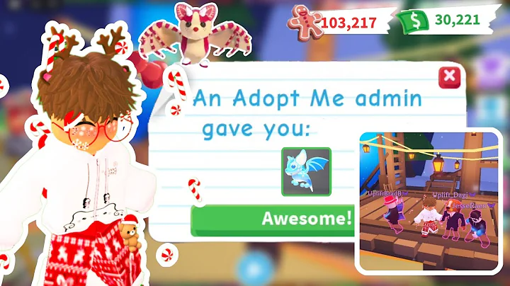 🎄❄️CHRISTMAS ADMIN ABUSE IN ADOPT ME!!!❄️🎄
