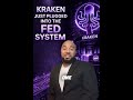 Kraken Just Plugged Into the Federal Reserve System — Crypto Enters the Money Rails #Bitcoin