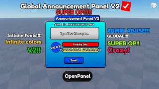 Global Announcement Panel V2 | Studio Lite Tutorial 