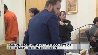 Man charged with multiple counts of child abuse held in detention in Albuquerque
