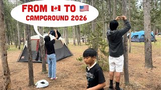 My Family Long Drive To Usa End Up Here In The Campground |summer 2026 | Sarah Buyucan