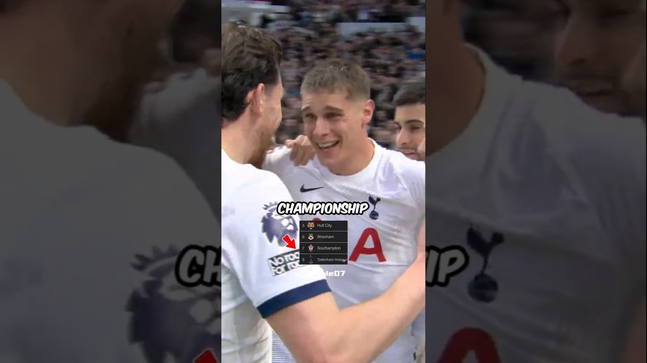 Tottenham can finish 8th in the Championship, and still qualify for the Premier League 😎☠