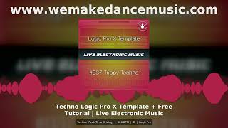 Techno Logic Pro X Template Peak Time Driving Electronic Music