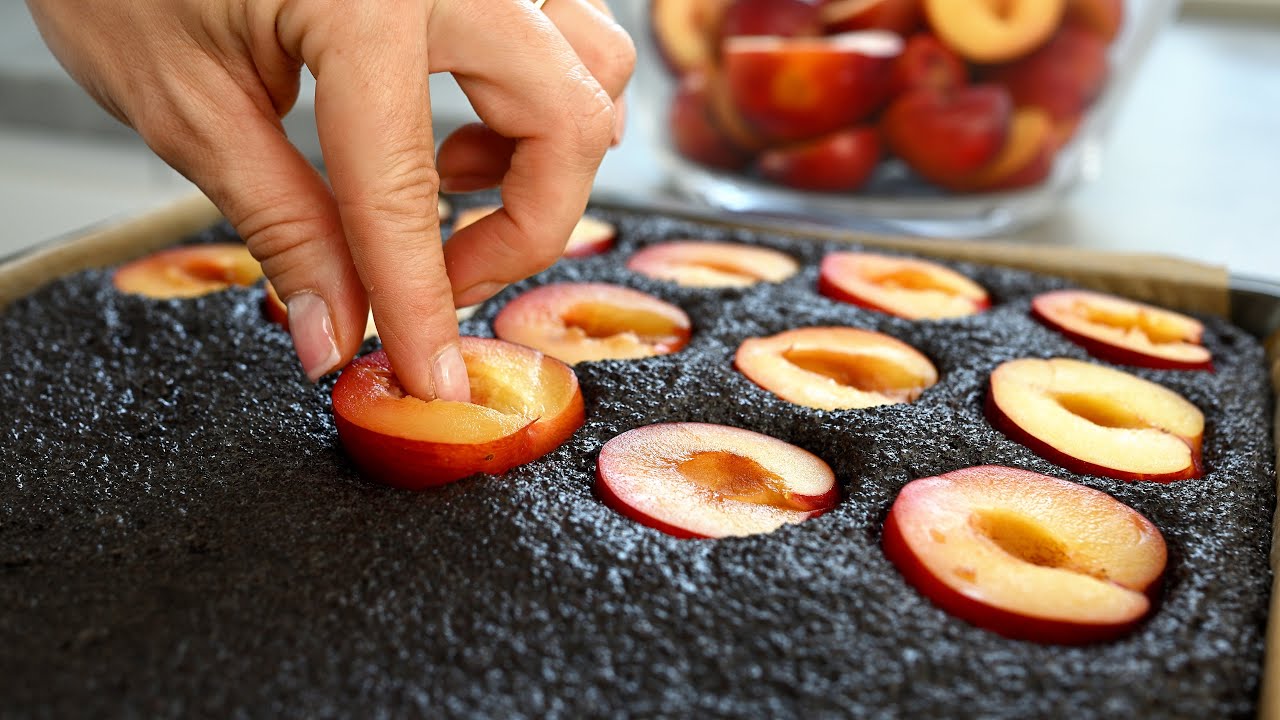 В этом рецепте 100-летний опыт. Древний рецепт макового пирога со сливами