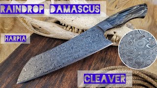 Raindrop Damascus Cleaver by Harpia Knives 46,403 views 8 months ago 45 minutes