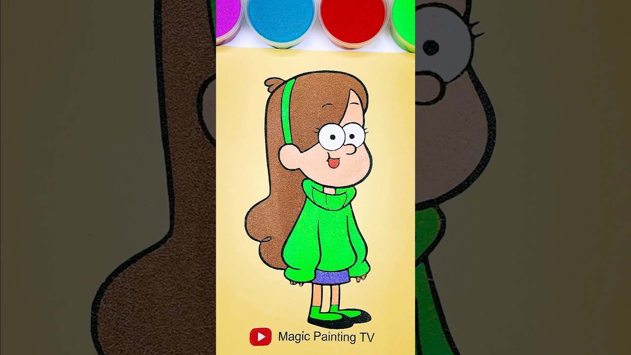 Mabel Pines💚💕#cartoon #trending #mabelpines #gravityfalls #forkids #shortfeed #magicpaintingtv