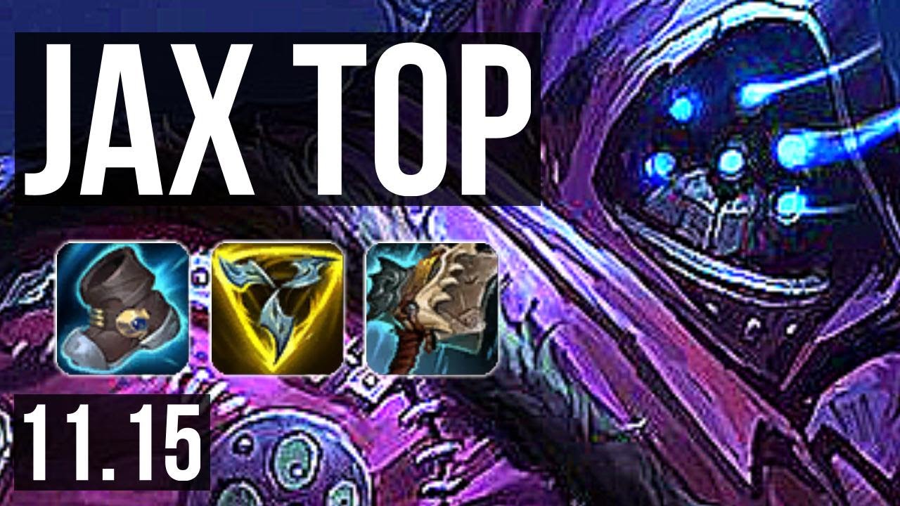 JAX vs HEIMERDINGER (TOP) | Rank 7 Jax, 6 solo kills, 300+ games | JP Master | v11.15