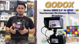 GODOX GM55 5.5 4K HDMI MONITOR #unboxingvideo