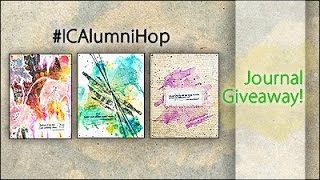 #ICAlumniHop Journal Giveaway ~ 3 Mixed Media Pages