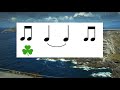 Irish rhythm play along using the tie