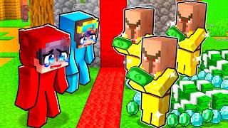 Minecraft Villagers SPLIT The Village in HALF!