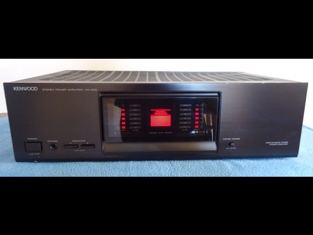 Kenwood KM-209 Power Amplifier 150 watts ___ sn- 00530378 - YouTube