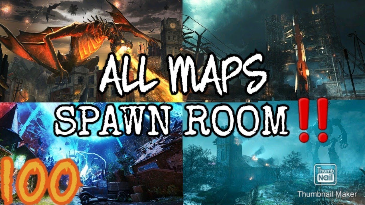 ALL SPAWN ROOM CHALLENGE BO3 part 3 - YouTube