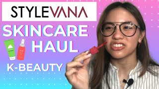 STYLEVANA HAUL REVIEW HOW DOES STYLEVANA WORK K-BEAUTY SKINCARE HAUL iUNIK PURITO COSRX