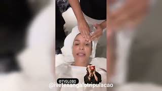 Ivete Sangalo Recebe Massagem Facial Relaxante