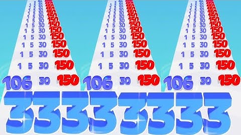 Number master Vs Alphabet Run ABC Letter Go _ All levels (Max Level ) Walkthrough [ New Update ]