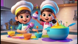 دعونا نخبز كعكة قوس قزح | أغنية أطفال | Arabic Nursery Rhyme | Kids Songs | Baby Music