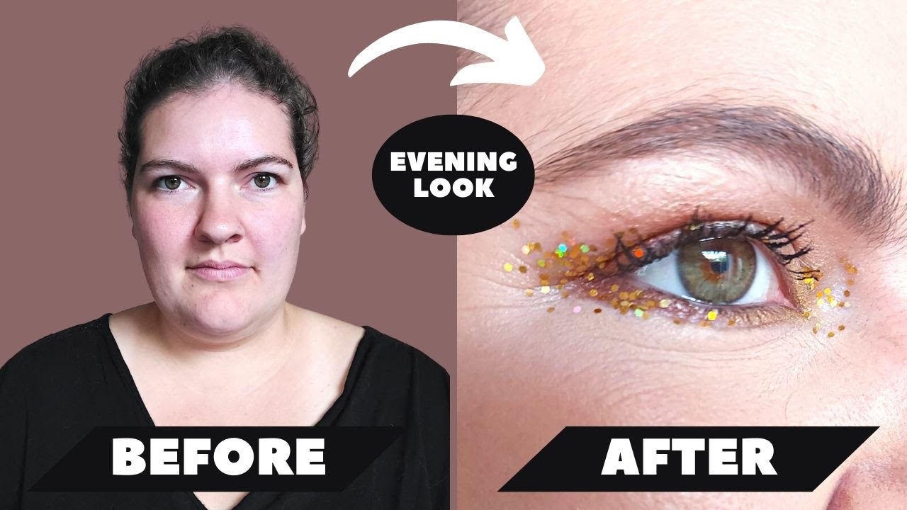How To Do Simple Glitter Eye Makeup YouTube
