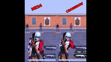 MK-14 Vs Crossbow Pubg Gun Damage Test 🔥 😱 🔥 #shorts #bgmi #pubg #viral #youtubeshorts