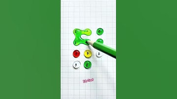 Nối một đường từ số 1 đến 11🤔#games #maths #funny #quiz #drawing #shorts