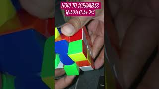 HOW TO SCRAMBLE Rubik's Cube 3×3 just in 15 seconds #viralshorts @childrenjunction3105