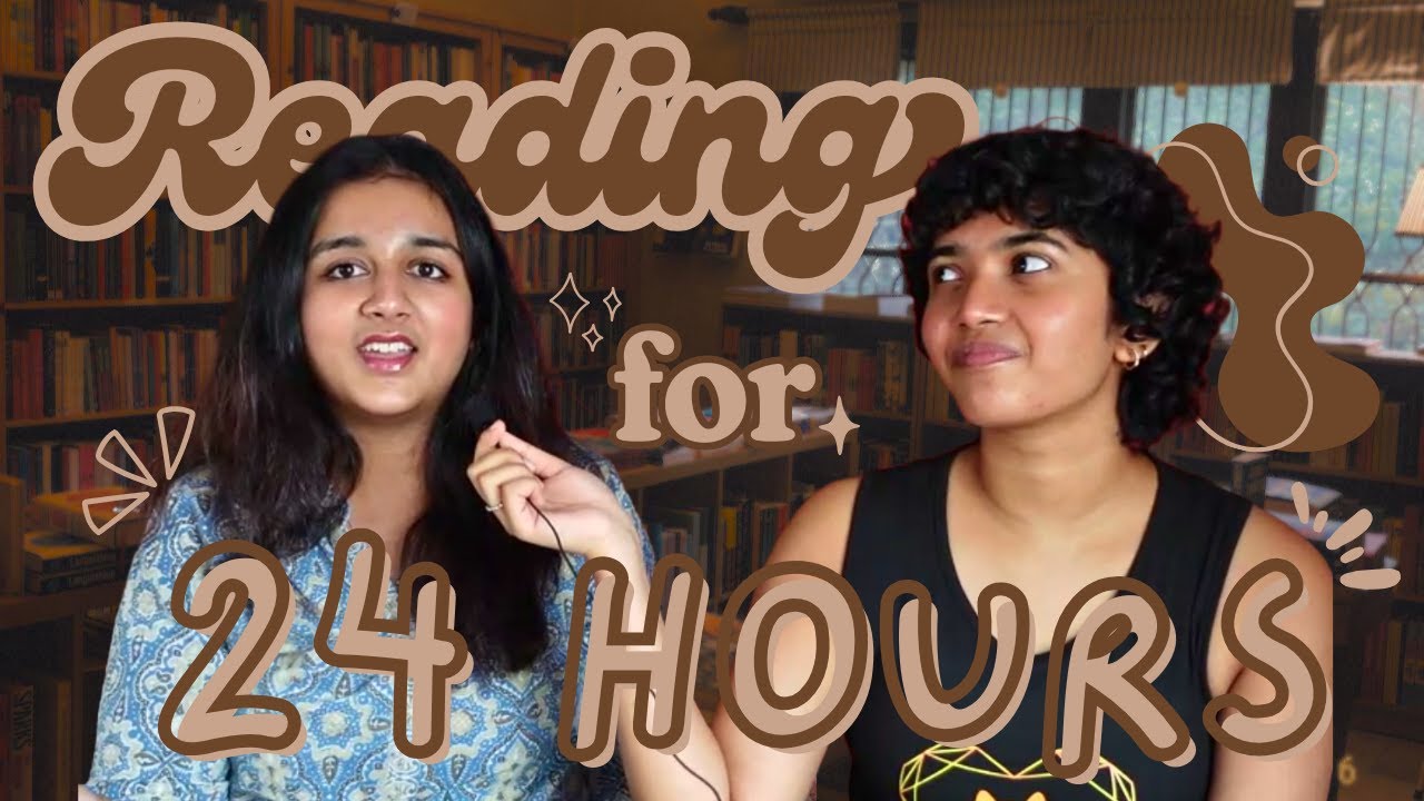 we attempt to read for 24 hours straight || feat. Vaishnavi 🩶 - YouTube