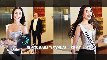 tiktok style black bars tutorial - alight motion