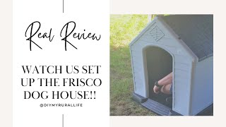 REVIEW & Setup of XL Frisco Doghouse from Chewy. #dogs #viral #puppy #review #greatpyrenees #dog by DIY MY RURAL LIFE! 145 views 8 months ago 12 minutes, 41 seconds