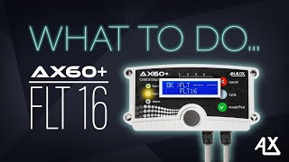 Analox Ax60+ FLT 16 Fault