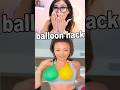 trying water balloon hack