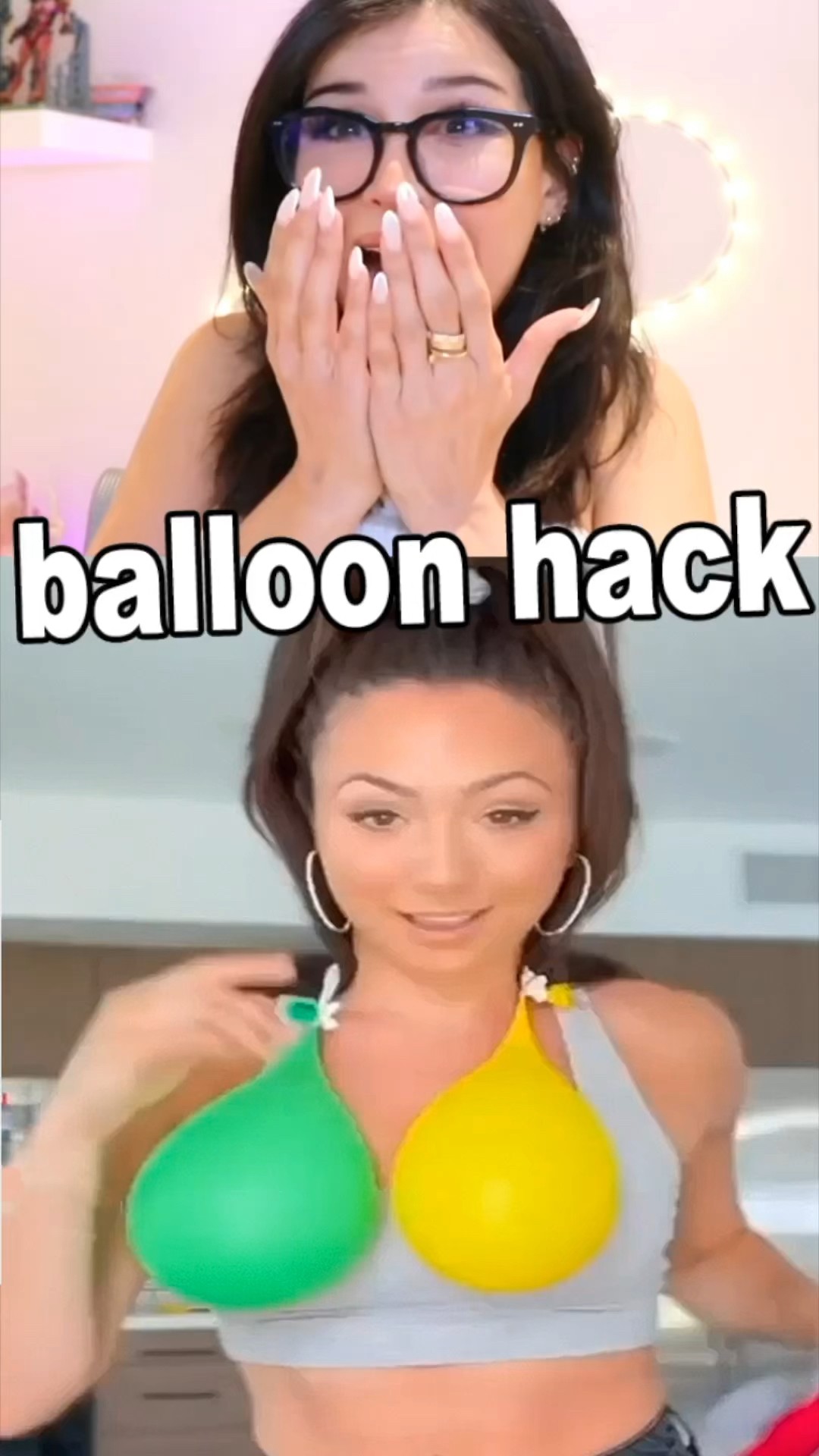 trying water balloon hack