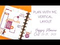 Plan with Me | Purple &amp; Orange | Happy Planner