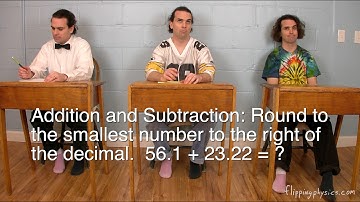 Rounding and Working with Significant Figures in Physics
