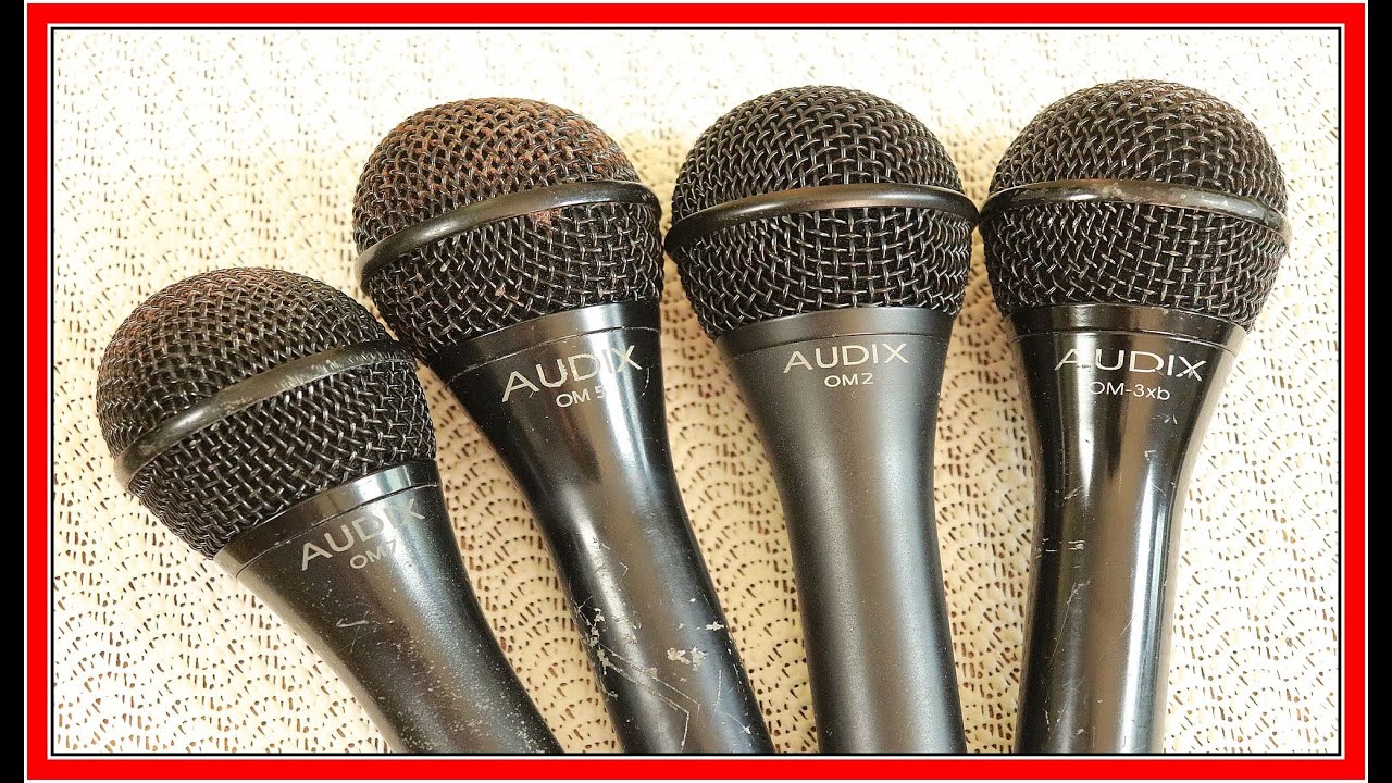 The Ultimate Vocal Microphone Showdown! OM2, OM3, OM5, OM7 vs SM-58 Sound  Comparison