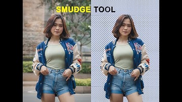 SMUDGE tool the secret perfect selection in Photoshop!