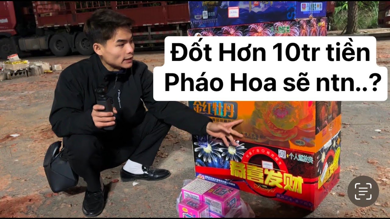 Đón Tết Đốt Hơn...10tr Tiền Pháo Hoa Loại Víp...Nổ Bank Chời  ở Trung Quốc...Phần 1