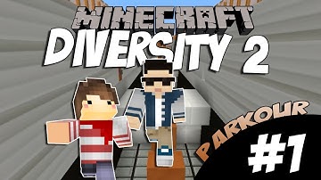 Minecraft - Diversity 2 - Parkour Part 1