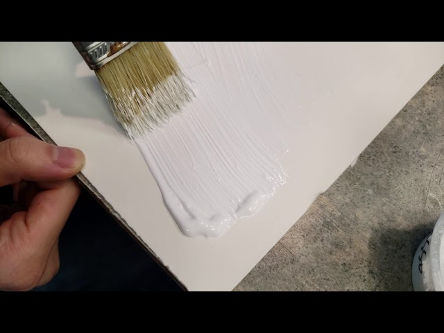 ASMR RELAXING PAINTING WHITE PAINT GESSO GOOD PAINT STROKES class=