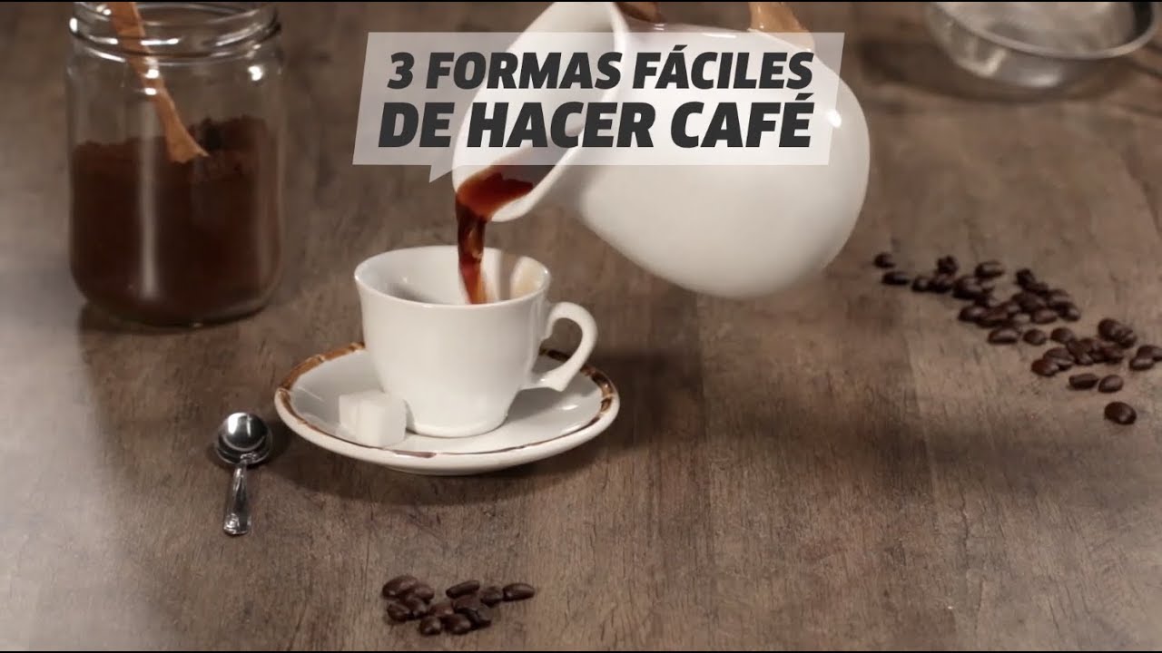 3 formas fáciles de hacer café manualidades raudales