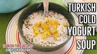 Turkish Cold Yogurt Soup With Two Ingredients