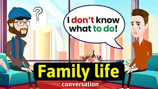 Improve English Speaking Skills | Family life | Shadowing Practice with a Simple Conversation 💬