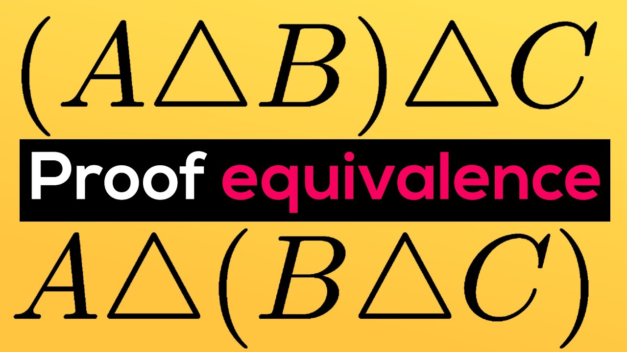 Proof of A (B C) = (A B) C (Associativity of the Symmetric Difference