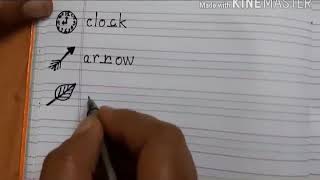 Class : Senior Montessori _ English _ Missing Letters _ Part - 2