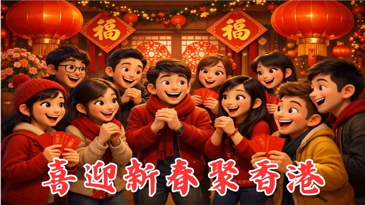 喜迎新春聚香港 | 原創香港賀年歌 #賀年歌 #新年歌 #贺岁歌 #chinesenewyear #hktourspot #贺岁 #新年快樂 #農曆新年 #cny2026 #hongkong #兒歌