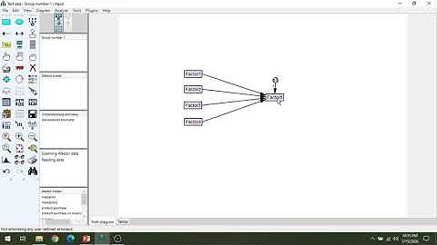 Structural Equation Modeling (SEM) and path analysis using AMOS